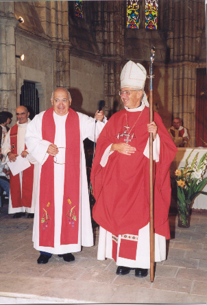28 septembre 2003: Père Robert Martin et Mgr Thomazeau